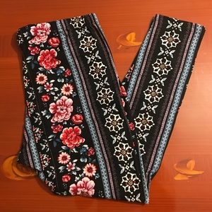 Printed Floral Leggings
